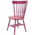 thumbnail image 3 of Safavieh Joslyn Oak  Dining Chair in Rasberry (Set Of 2), 3 of 5