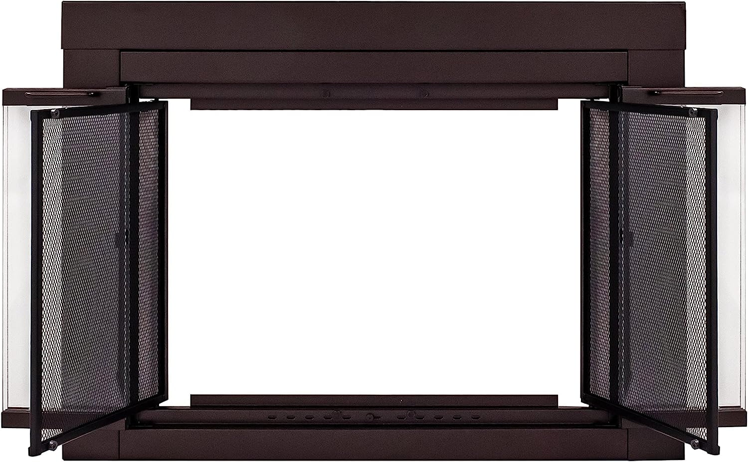 Pleasant Hearth Ascot Collection Fireplace Glass Door, Oil Rubbed Bronze, Small