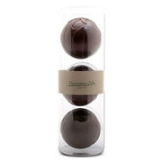 Set Of 3 Resin Decor Balls