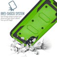 thumbnail image 4 of for Samsung Galaxy A01 015 Case Phone Case Dual Layer Full-Body Rugged Clear Back Case Drop Resistant Shockproof Case with Built In Screen Protector (Green), 4 of 4