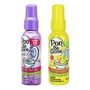 Treasue Isle Set of 2 Stinky Bowl Spray 1.85oz - Before You Go Toilet Bathroom Deodorizer - Features Fresh Citrus Scent and Lavender Scent!