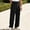 c01Black, variant on USNSM (M-5XL) Big and Tall Mens Casual Pants Elastic Waist Lightweight Loose Pleated Slacks Button Closure, Straight Leg Trousers With Pockets Beige XXXL