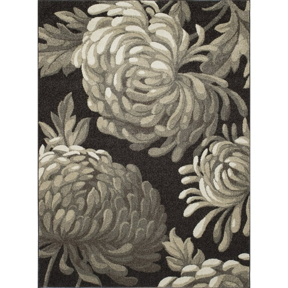 Concord Global Trading New Casa Collection Flowers Area Rug