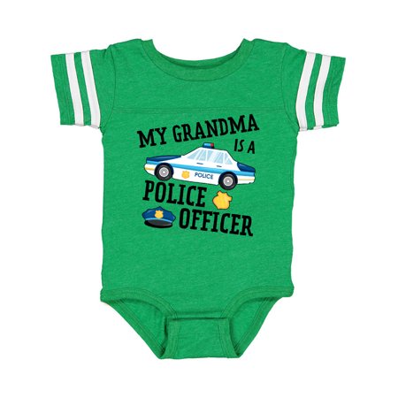 

Inktastic My Grandma is a Police Officer Gift Baby Boy or Baby Girl Bodysuit
