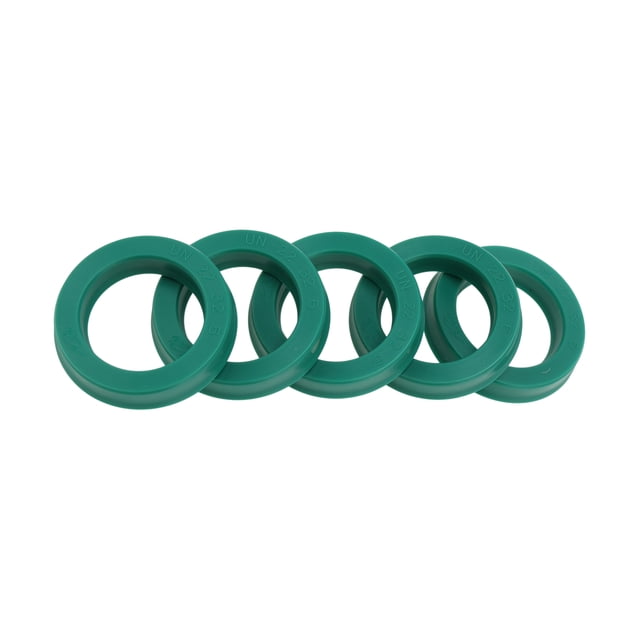 Anillo de Sello de Aceite Universal Unique Bargains Labio UN Sello de Eje Rotativo 22x32x6mm Alta Presión TPU Verde 5 Pcs