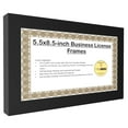 thumbnail image 6 of CreativePF [5.5x8.5bk] Business License Frame with Self Standing Easel and Wall Hanger for More Versatility, 6 of 7