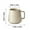 A #2, variant on Japanese Style Ceramic Coffee Mug - 12oz Insulated Tea Cup with Ergonomic Handle | Wide Mouth for Easy Cleaning | Home & Office Use | 9 x 11cm