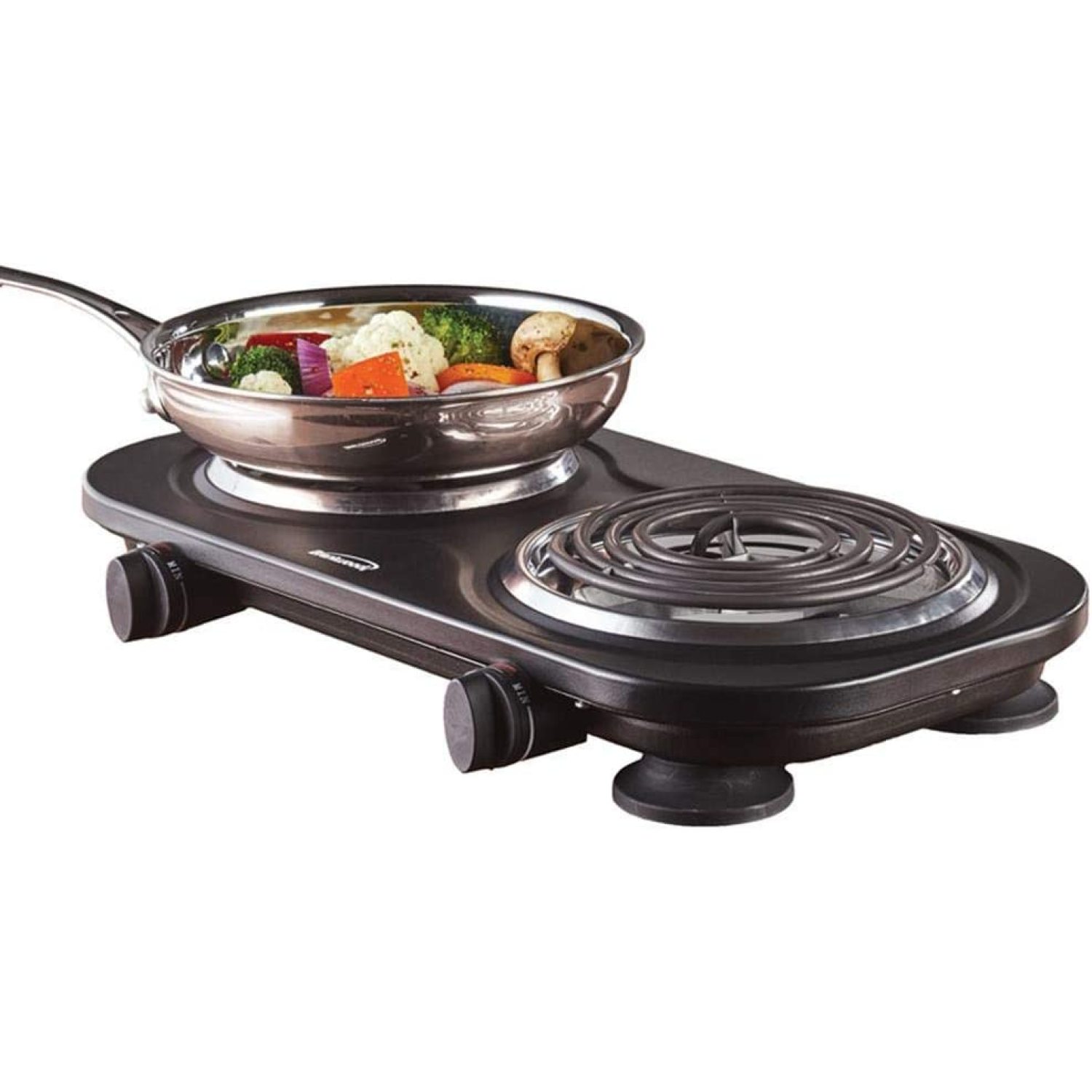 Appliances TS361BK 1,500Watt Double Electric Burner Other Kitchen Appliances, Normal, Black