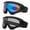 Multicolor+Gray, variant on YouLoveIt 2 Pack Ski Goggles Anti Fog Goggles UV Protection Snow Goggles Glasses Snowmobile Snowboard Goggles Snow Goggles with Anti-slip Adjustable Straps