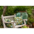 thumbnail image 6 of 18" x 18" Simply Daisy Flowery Love Bunnies Easter Indoor/Outdoor Pillow, Apple Green Qty 1, 6 of 6
