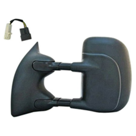 Ford F450 Truck Door Mirror - 1999-2004 Ford F-450 Driver Side Left Non-Heated Non-Signal Telescoping Power Door Mirror