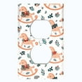 thumbnail image 2 of Metal Light Switch Plate Cover Festive Christmas Mistletoe Rocker Horse XMS001, 2 of 13