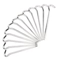 thumbnail image 3 of SIEYIO 12 Pcs Metal Heavy Duty Camping Pegs Anchors Stakes Tent Canopy Stakes for Pitching Camping Tent, Canopies Durbable, 3 of 7