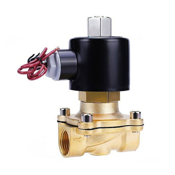 1/2'' Normally Open Brass Solenoid Valve 24V 12V 220 110 Water/Gas Solenoid Valves ,Easy to Use