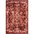 thumbnail image 2 of Wondo 4x6 Area Rugs for Living Room, Machine Washable Vintage Rug, Non-Slip Low Pile Throw Rugs for Bedroom Dining Room Kitchen Home Decor, Red, 2 of 8