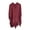 Burgundy, variant on Premium Large Solid Color Tasseled Winter Poncho Shawl Wrap Cape