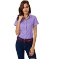 thumbnail image 1 of ORUYROP Chemise Boutonnée Basique Simple à Manches Longues/courtes pour Femmes, Chemisier/robe Officiel pour Dames, 1 of 5
