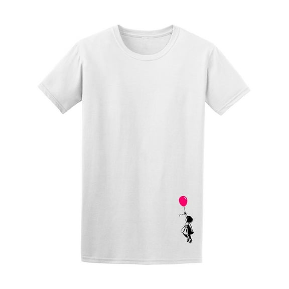 Silhouette Floating Balloon Men's Tee - Image by Shutterstock