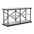 thumbnail image 2 of Furniture of America Drewden Transitional Wood 2-Shelf Console Table in White, 2 of 6