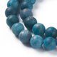 thumbnail image 3 of Natural Apatite Beads Strands Frosted Round 6mm Hole: 0.8mm about 62pcs/strand 15.5 inch(39.5cm), 3 of 3