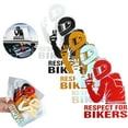 thumbnail image 4 of 5 Pcs Cool Motorcycle Funny Helmet Stickers Bikers Rocker Decal Waterproof Reflective Tape Decal for Vehicle Motorcycle Bicycle, 4 of 9