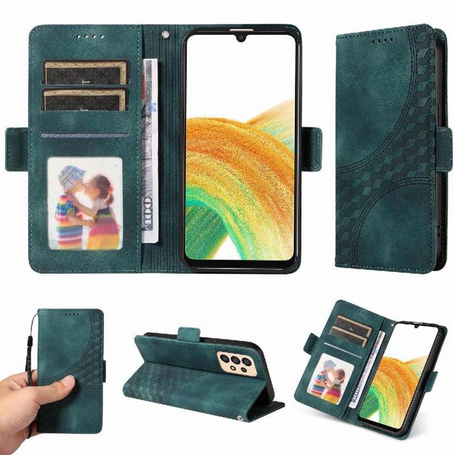 Funda GANGXUN para Samsung Galaxy A33 5G con diseño acolchado elegante, cuero PU, protección total y ajuste preciso
