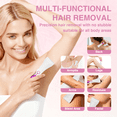thumbnail image 7 of Electric Razors for Women - Cordless Hair Trimmer with LED Display, Wet & Dry Body Shaver for Arm Leg Armpit Bikini, White, 7 of 7