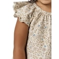 thumbnail image 6 of Modern Moments by Gerber Toddler Girl Organic Top and Short Outfit Sets, 4-Piece, Sizes 12 Monts - 5T, 6 of 25