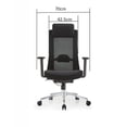thumbnail image 2 of Silla Ergonómica de Oficina con Respaldo Reclinable, Soporte Lumbar Regulable y Apoyabrazos Ajustables – EKE Life Home, 2 of 9