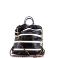 thumbnail image 3 of Pre-Owned 22 Chain Backpack Striped Shiny Calfskin Medium By Rebag, 3 of 8