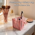 thumbnail image 4 of 2PCS Standing Toiletry Bag, Portable Lightweight Travel Toiletry Bag, Mesh Large Capacity Cosmetic Waterproof Bag,Foldable Clear Hanging Travel Toiletry Bag Cosmetic Organiser Storage(Pink+White), 4 of 7