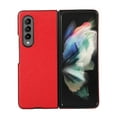 thumbnail image 1 of Nalacover Slim PU Case for Samsung Galaxy Z Fold4 5G 2022, Anti-Scratch Flip Premium Leather Lightweight Shockproof Cover for Galaxy Z Fold 4 (7.6 inch), Red, 1 of 7