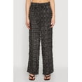 thumbnail image 3 of Womens Spoon Jeans Plaid Frayed Wide Leg Pants, 3 of 5