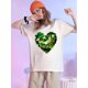 thumbnail image 1 of Women's Plus Size St. Patrick's Day Shamrock Heart Graphic T-Shirt, Casual Crew Neck Short Sleeve ToCamisetas de verano para mujer, manga corta, cuello redondo, casual, lindo, con gráficos, camisetas, 1 of 8