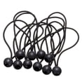 thumbnail image 4 of 2 Piezas De Elástica Fijas Cordones Con Dosel Negro Cintas De Sujeción Correa De Fijación, 4 of 9