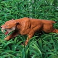 thumbnail image 2 of Ksopiavobs Smilodon Figurine Realistic Plastic Smilodon Saber-Toothed Cat Figurine for Collection Science Educational Prop, 2 of 4