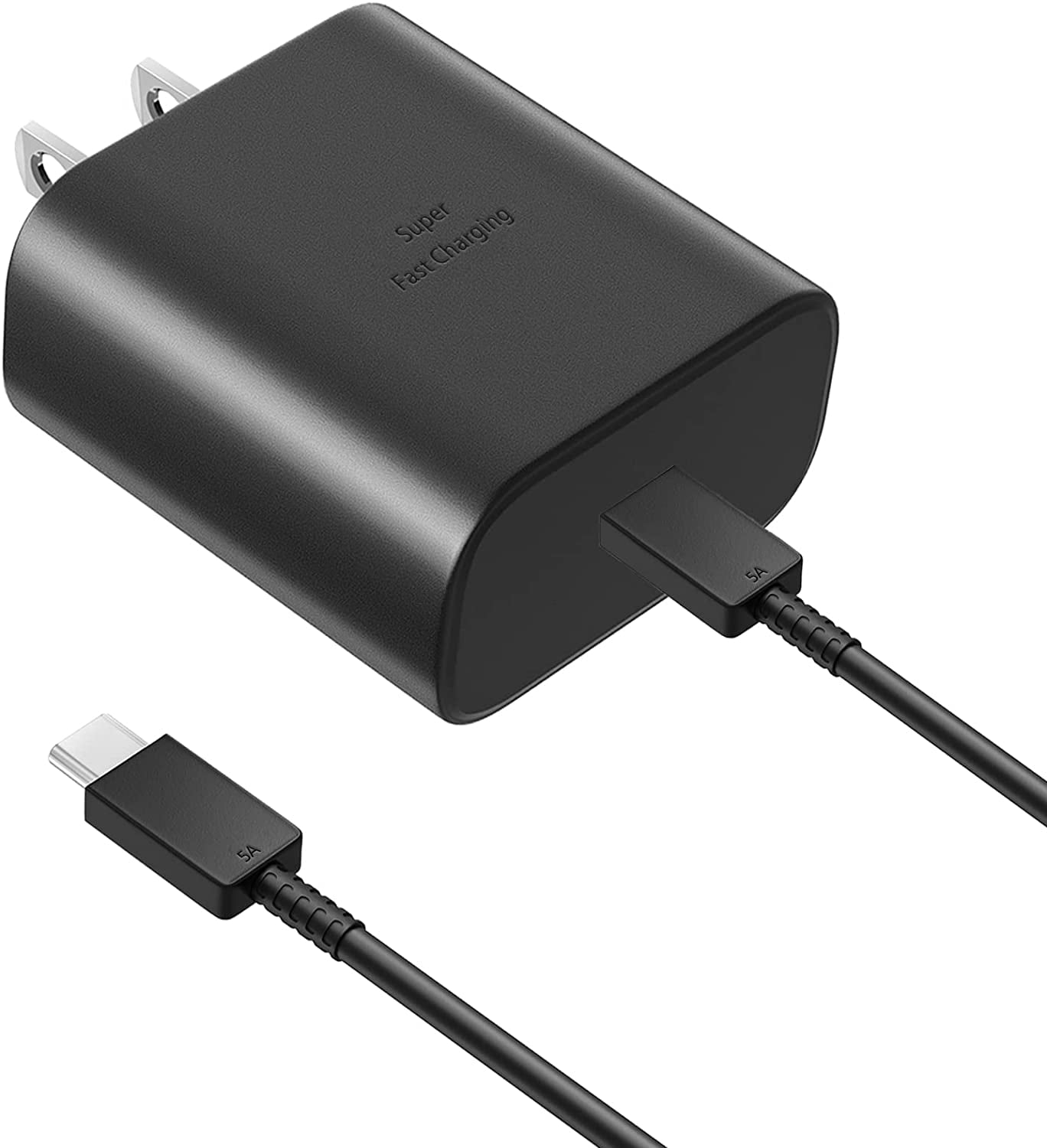regel Verzending metro for Samsung Galaxy A70 45W USB-C Super Fast Charging Wall Charger with USB  C Cable - Black - Walmart.com