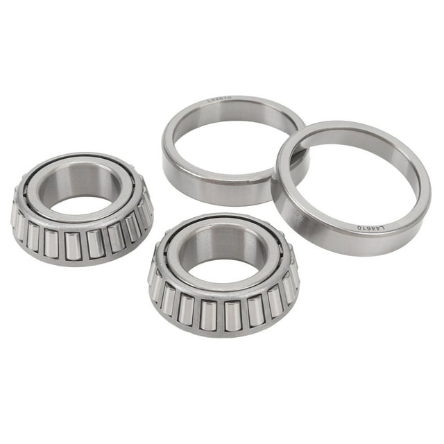 L44643 Kit de Roulements Intérieurs et Extérieurs, Kit de Roulements de Moyeu de Roue de Remorque Améliore l'Efficacité avec Anneau Extérieur pour Essieu de Remorque 1 Po 2000-2200 Lbs