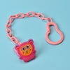 Cartoon Animals Shape Pacifier Clips Nipple Safe PP Strap Frog Bear Pacifier Chain Holder for Newborn Baby Feeding