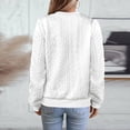 thumbnail image 2 of Full Zipper Sweatshirt Winter Layering Essential Loose Fit Hoodless Outerwear, 2 of 18