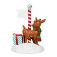thumbnail image 2 of Kurt Adler 6.5-Inch Fabricé Rudolph North Pole Table Piece – Multi-Colored Holiday Décor, 2 of 4