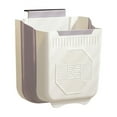 thumbnail image 2 of Foldable Wall Mounted Kitchen Trash Can Plastic Hanging Telescopic Storage Bin for Cabinets and Small Spaces, 2 of 6