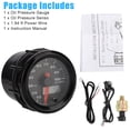 thumbnail image 4 of 100 PSI Oil Pressure Gauge Kit 12V Universal 2" 52mm LED Illuminated Dial Digital Electronic Meter With, 4 of 9