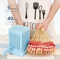 thumbnail image 3 of Pincho de carne con 49 agujeros máquina para hacer Kebab máquina Ehuebsd para hacer carne de ternera brocheta para barbacoa accesorios de herramientas de cocina, 3 of 8