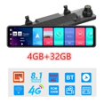 12 Inch 4G Rearview Mirror Car DVR HD 1080P GPS WIFI ADAS Dash Cam 4G
