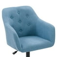 thumbnail image 2 of CorLiving Marlowe Fabric Upholstered Button Tufted Task Chair in Light Blue, 2 of 13