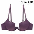 thumbnail image 1 of Women Multi-Way Convertible Bra Low Back Halter Invisible Underwear Bra Beautiful Back Gather Bra, 1 of 9
