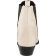 thumbnail image 3 of Nine West Danzy Chic Cream Stacked Block Heel Pointed Toe Pull On Fashion Boots (Chic Cream, 7.5), 3 of 6