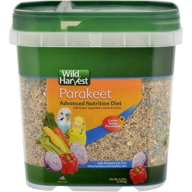 Wild Harvest Advanced Nutrition Diet For Parakeets, 4.5Pound Walmart