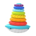 thumbnail image 3 of MERIGLARE Baby Stacking Toy Rainbow Color Recognition Fun Educational Sensory Learning Toy Stack Rings for Children Ages 6+ Months Boys blue, 3 of 9